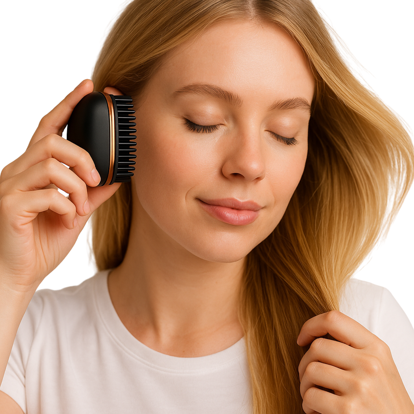 Portable Brush Hair Straightening